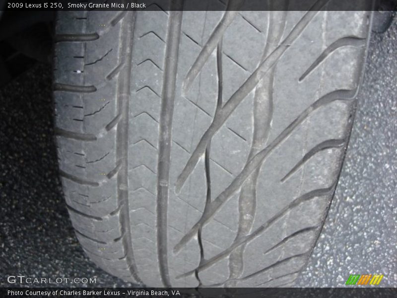 Smoky Granite Mica / Black 2009 Lexus IS 250