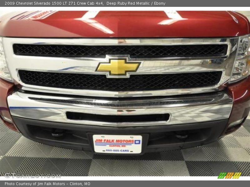 Deep Ruby Red Metallic / Ebony 2009 Chevrolet Silverado 1500 LT Z71 Crew Cab 4x4