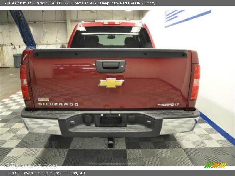 Deep Ruby Red Metallic / Ebony 2009 Chevrolet Silverado 1500 LT Z71 Crew Cab 4x4