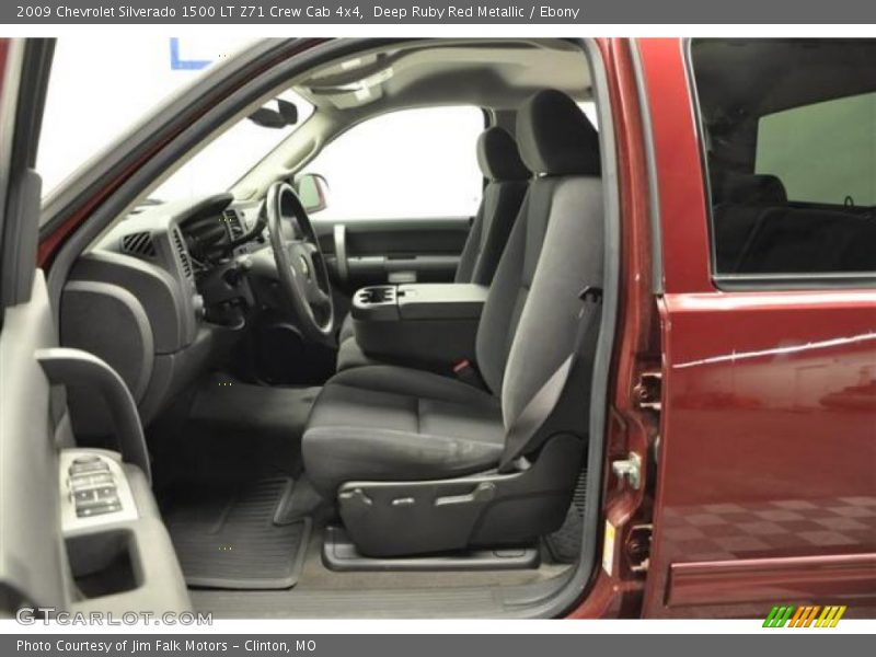 Deep Ruby Red Metallic / Ebony 2009 Chevrolet Silverado 1500 LT Z71 Crew Cab 4x4