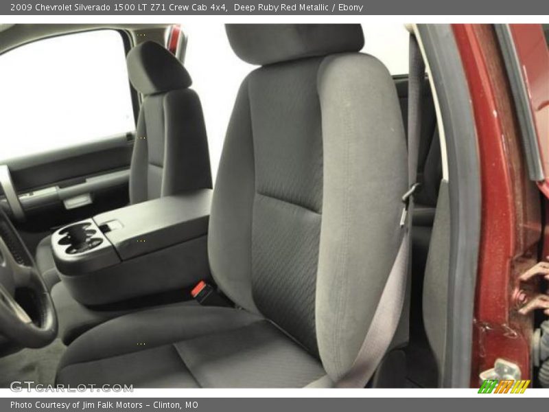 Deep Ruby Red Metallic / Ebony 2009 Chevrolet Silverado 1500 LT Z71 Crew Cab 4x4