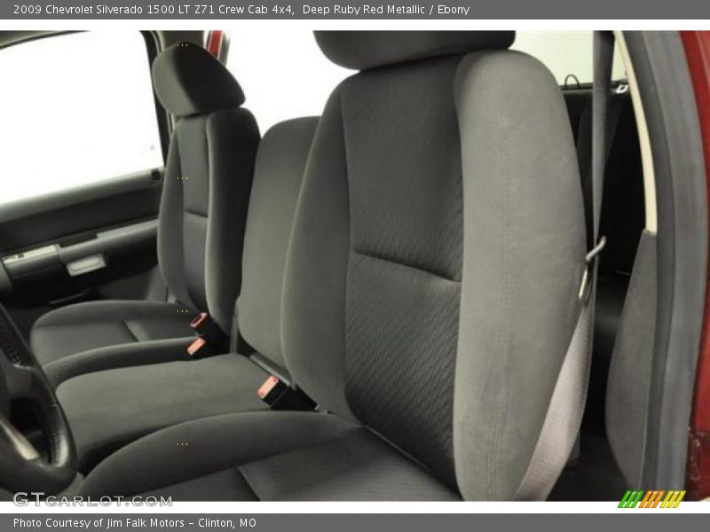 Deep Ruby Red Metallic / Ebony 2009 Chevrolet Silverado 1500 LT Z71 Crew Cab 4x4