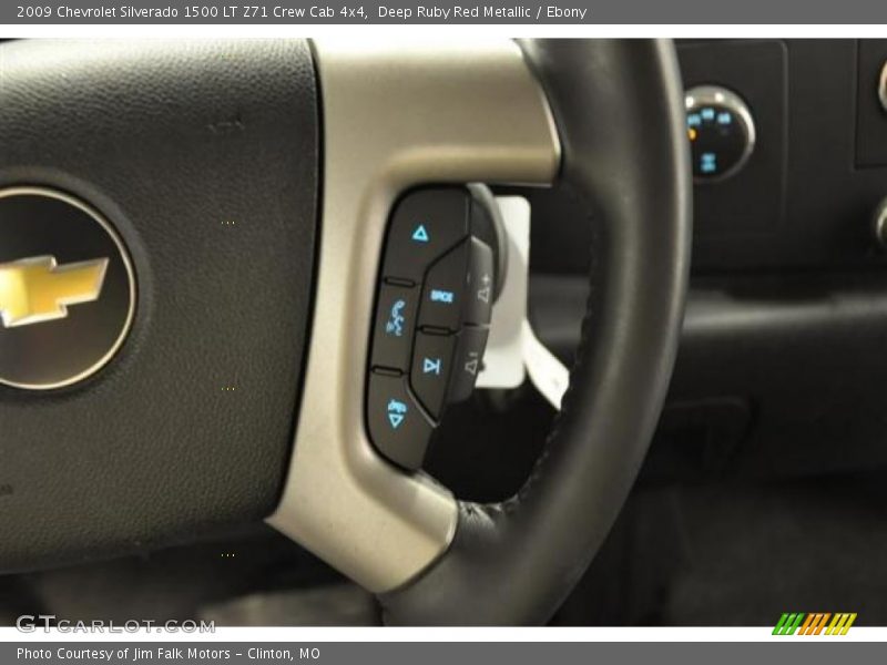 Deep Ruby Red Metallic / Ebony 2009 Chevrolet Silverado 1500 LT Z71 Crew Cab 4x4