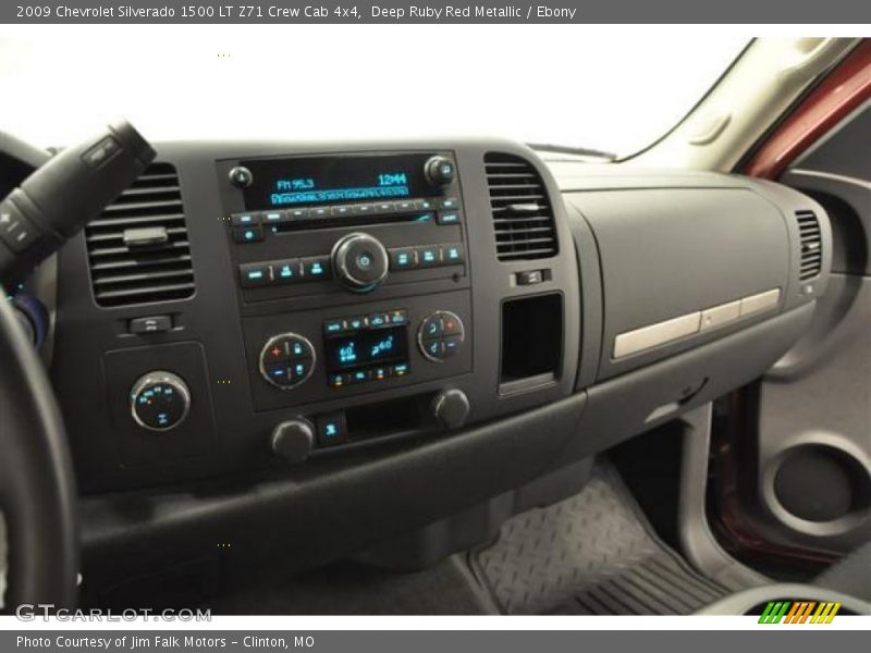 Deep Ruby Red Metallic / Ebony 2009 Chevrolet Silverado 1500 LT Z71 Crew Cab 4x4