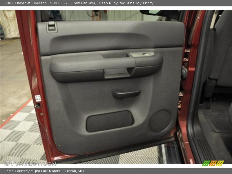Deep Ruby Red Metallic / Ebony 2009 Chevrolet Silverado 1500 LT Z71 Crew Cab 4x4