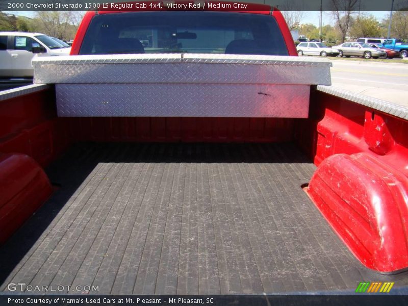 Victory Red / Medium Gray 2000 Chevrolet Silverado 1500 LS Regular Cab 4x4