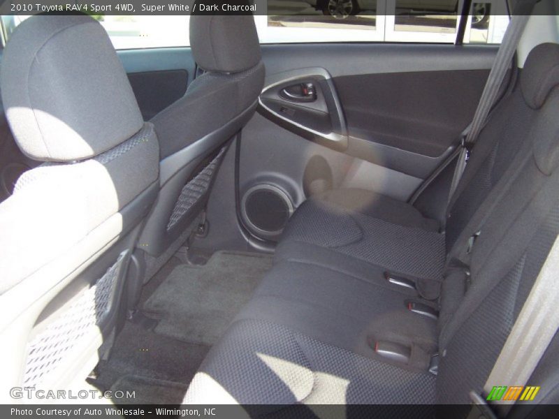 Super White / Dark Charcoal 2010 Toyota RAV4 Sport 4WD