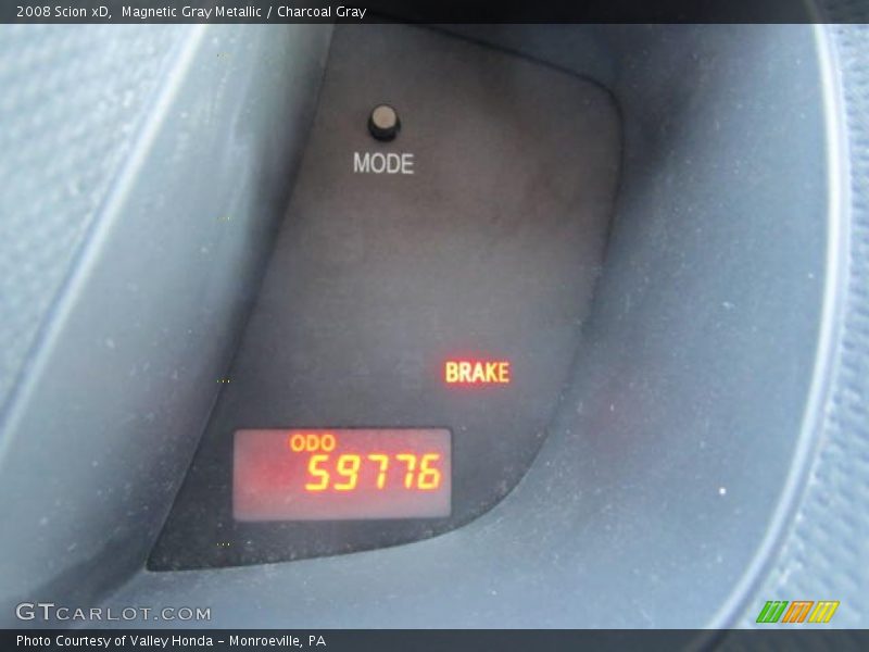 Magnetic Gray Metallic / Charcoal Gray 2008 Scion xD