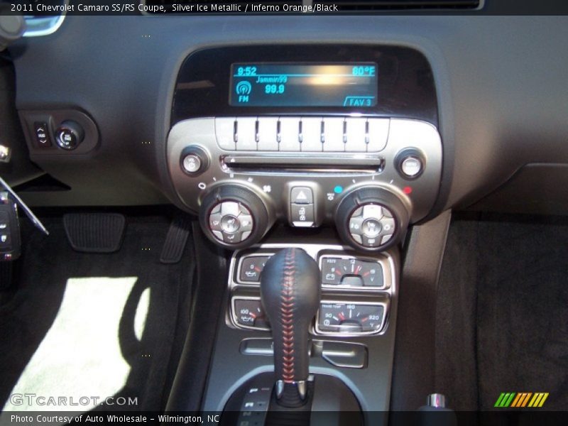 Silver Ice Metallic / Inferno Orange/Black 2011 Chevrolet Camaro SS/RS Coupe