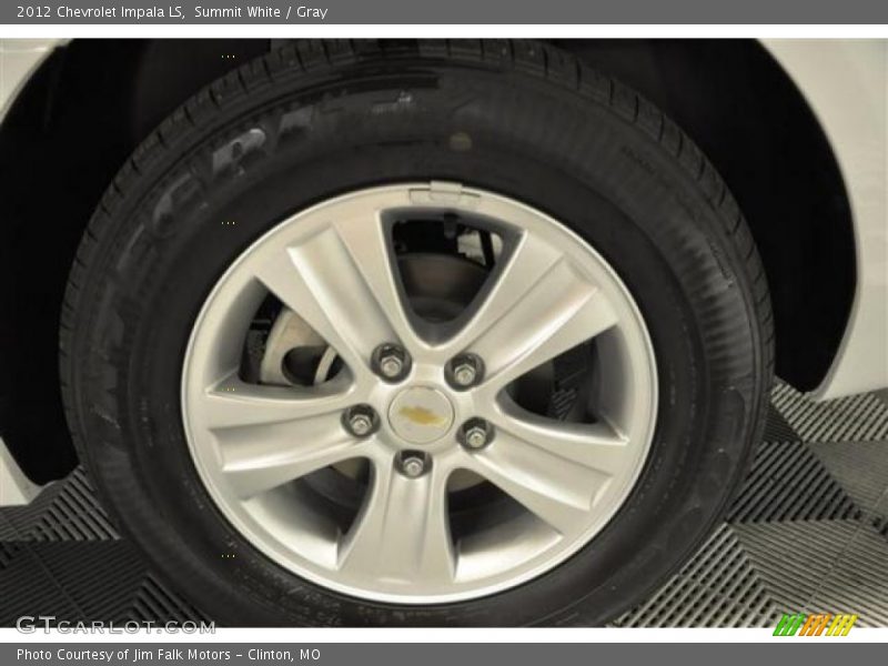 Summit White / Gray 2012 Chevrolet Impala LS