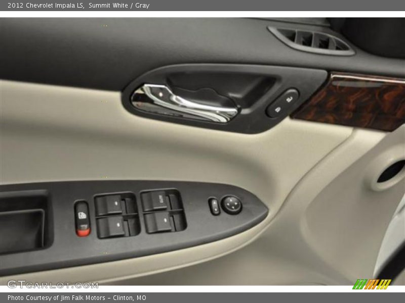 Summit White / Gray 2012 Chevrolet Impala LS