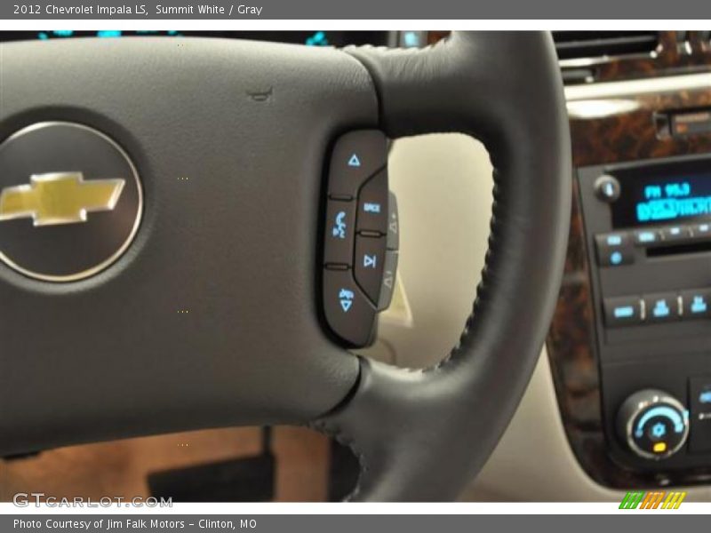 Summit White / Gray 2012 Chevrolet Impala LS