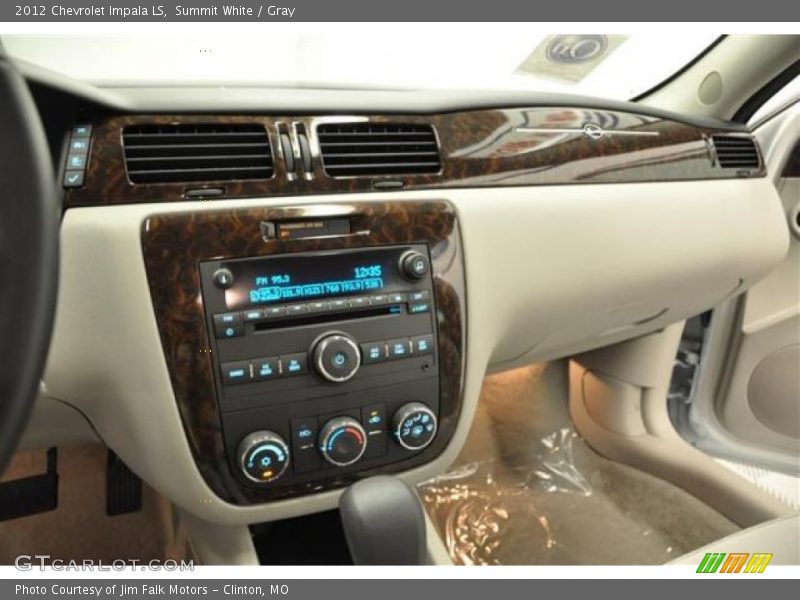 Summit White / Gray 2012 Chevrolet Impala LS