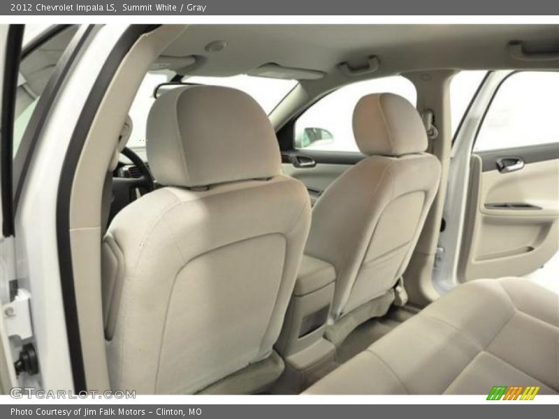 Summit White / Gray 2012 Chevrolet Impala LS