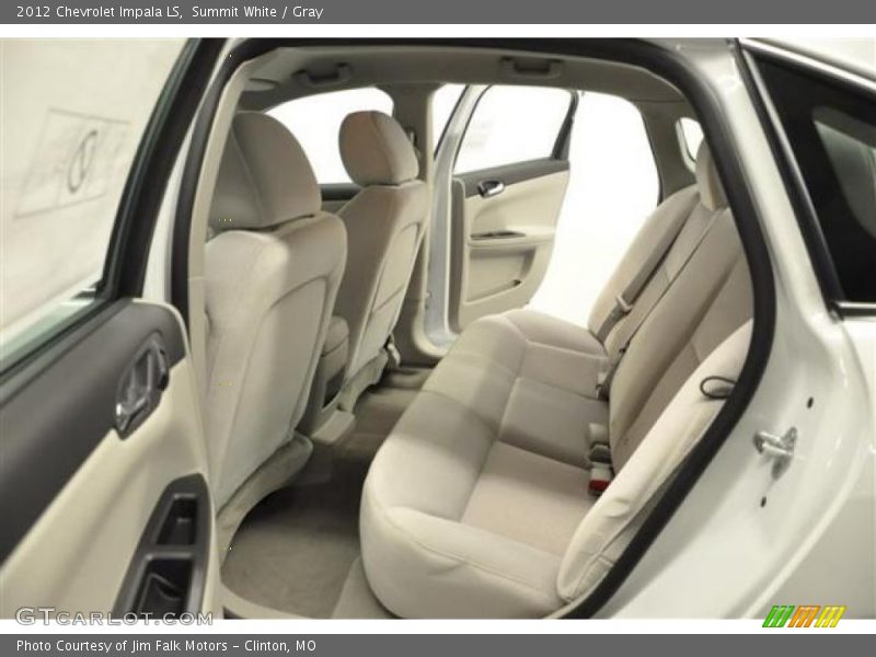 Summit White / Gray 2012 Chevrolet Impala LS
