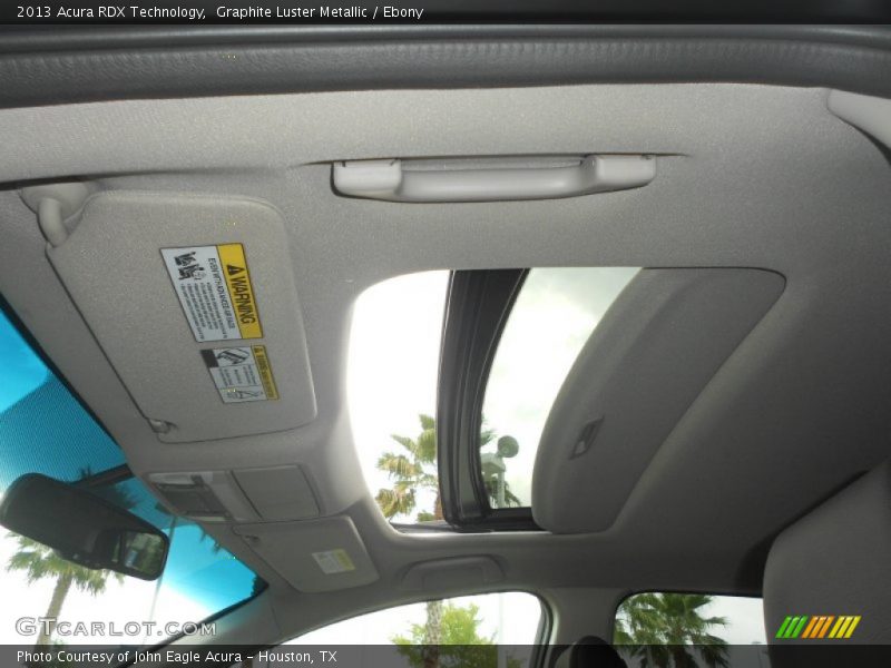 Graphite Luster Metallic / Ebony 2013 Acura RDX Technology