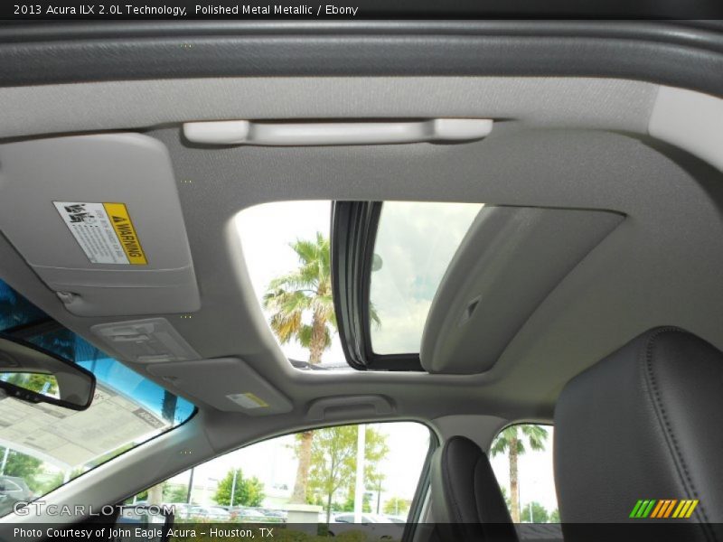 Sunroof of 2013 ILX 2.0L Technology