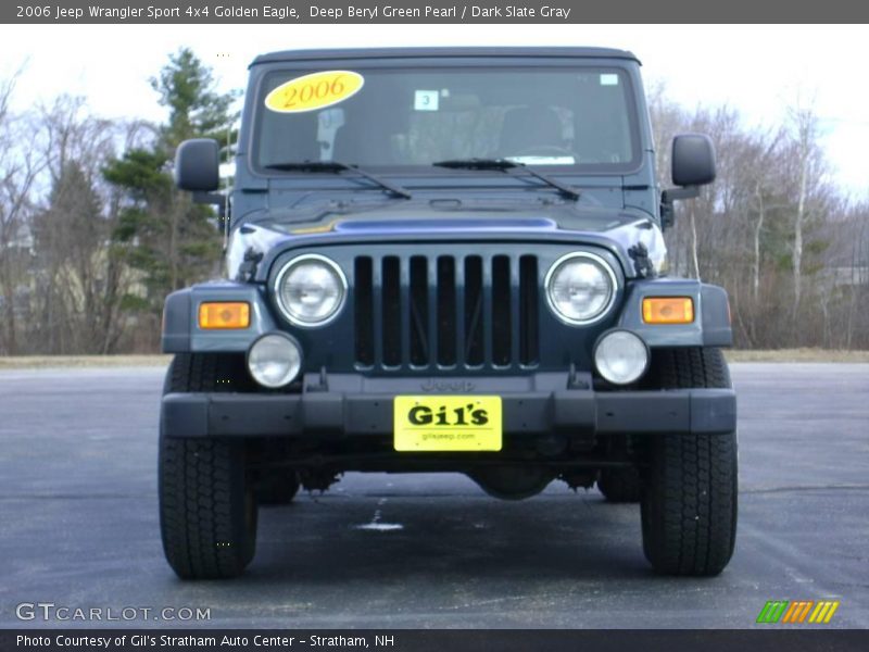 Deep Beryl Green Pearl / Dark Slate Gray 2006 Jeep Wrangler Sport 4x4 Golden Eagle