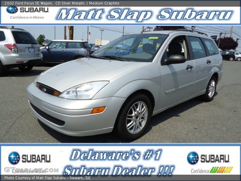 CD Silver Metallic / Medium Graphite 2002 Ford Focus SE Wagon