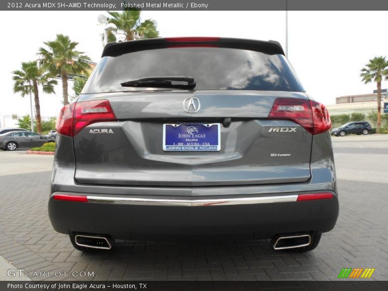 Polished Metal Metallic / Ebony 2012 Acura MDX SH-AWD Technology