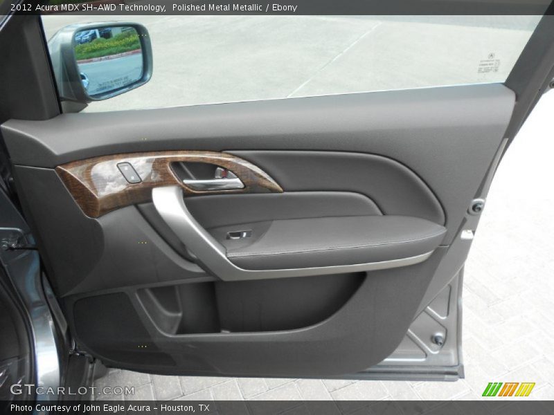 Polished Metal Metallic / Ebony 2012 Acura MDX SH-AWD Technology