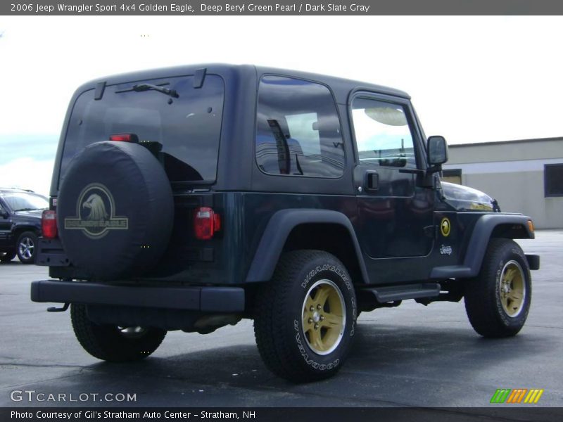 Deep Beryl Green Pearl / Dark Slate Gray 2006 Jeep Wrangler Sport 4x4 Golden Eagle