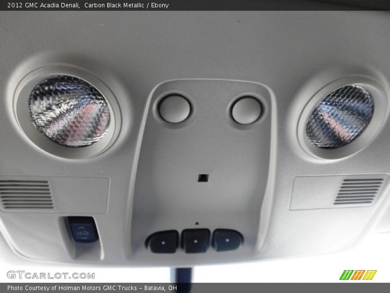 Carbon Black Metallic / Ebony 2012 GMC Acadia Denali