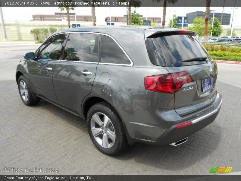 Polished Metal Metallic / Taupe 2012 Acura MDX SH-AWD Technology