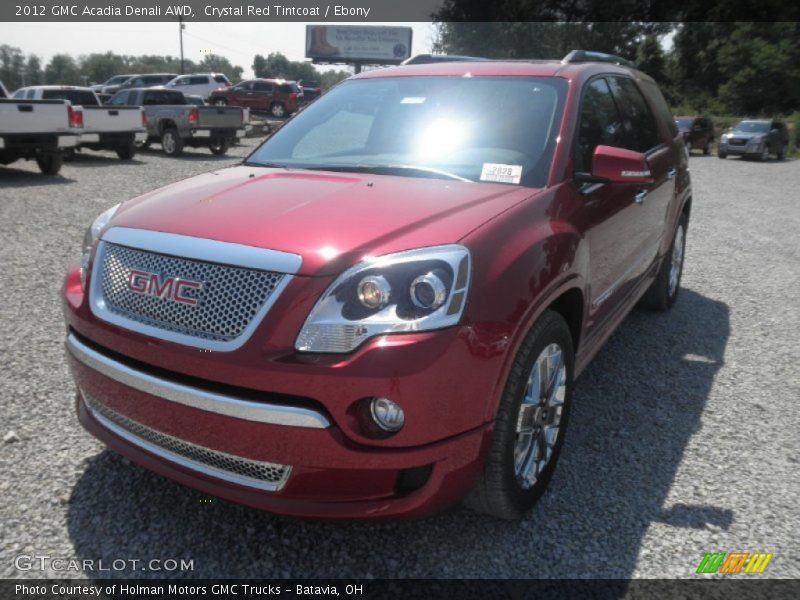 Crystal Red Tintcoat / Ebony 2012 GMC Acadia Denali AWD
