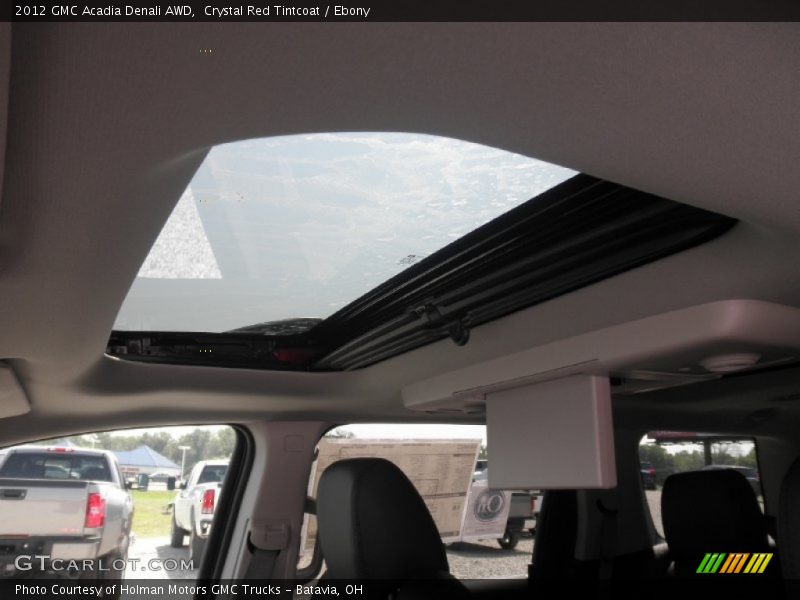 Crystal Red Tintcoat / Ebony 2012 GMC Acadia Denali AWD