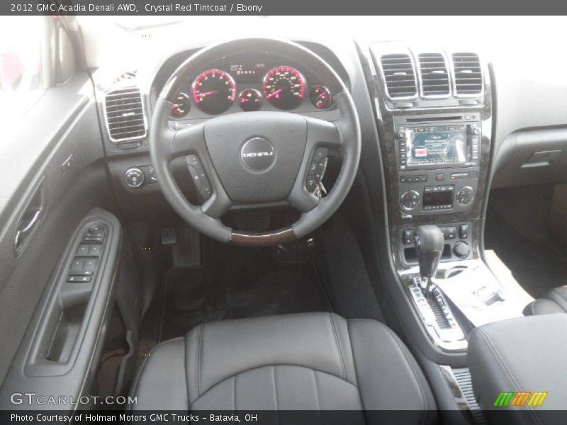 Crystal Red Tintcoat / Ebony 2012 GMC Acadia Denali AWD