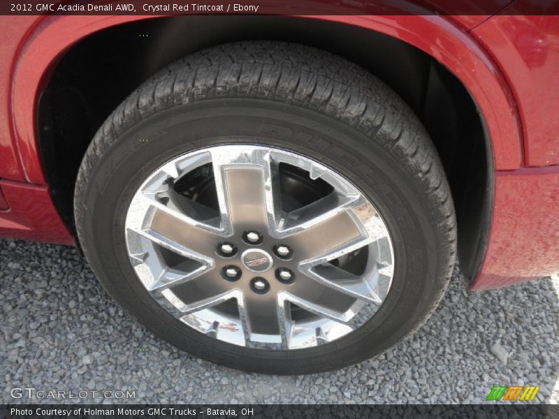 Crystal Red Tintcoat / Ebony 2012 GMC Acadia Denali AWD