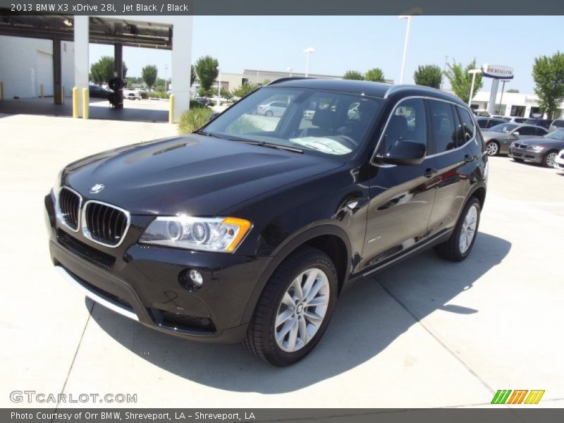 Jet Black / Black 2013 BMW X3 xDrive 28i