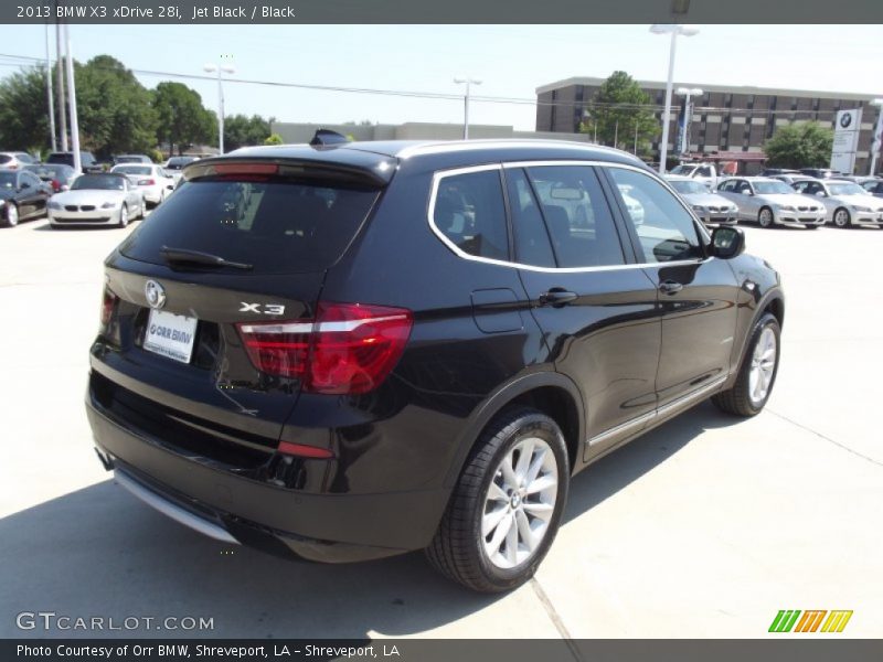 Jet Black / Black 2013 BMW X3 xDrive 28i