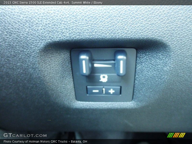 Summit White / Ebony 2013 GMC Sierra 1500 SLE Extended Cab 4x4