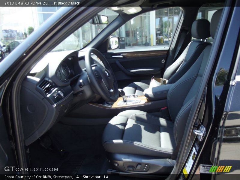 Jet Black / Black 2013 BMW X3 xDrive 28i