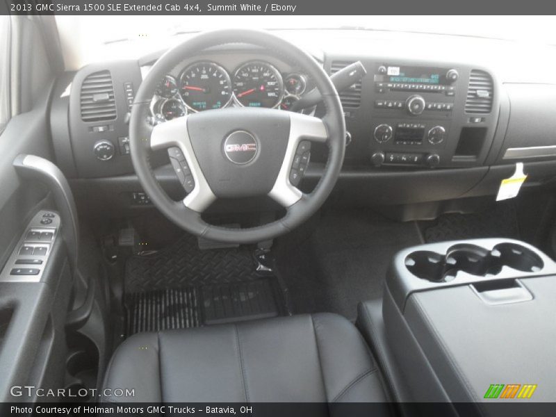 Summit White / Ebony 2013 GMC Sierra 1500 SLE Extended Cab 4x4