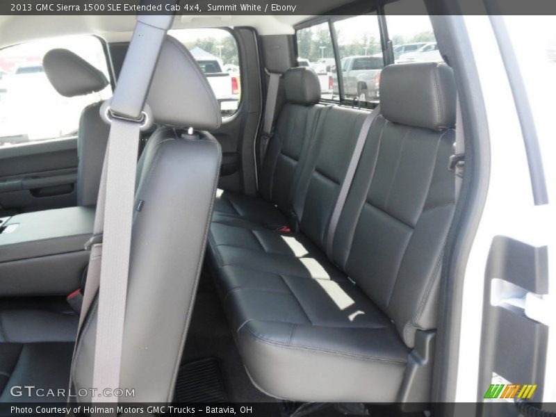  2013 Sierra 1500 SLE Extended Cab 4x4 Ebony Interior