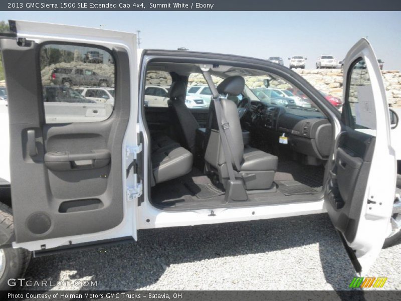  2013 Sierra 1500 SLE Extended Cab 4x4 Ebony Interior