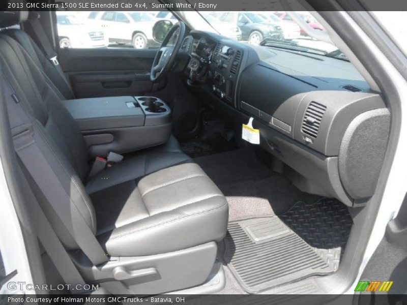  2013 Sierra 1500 SLE Extended Cab 4x4 Ebony Interior