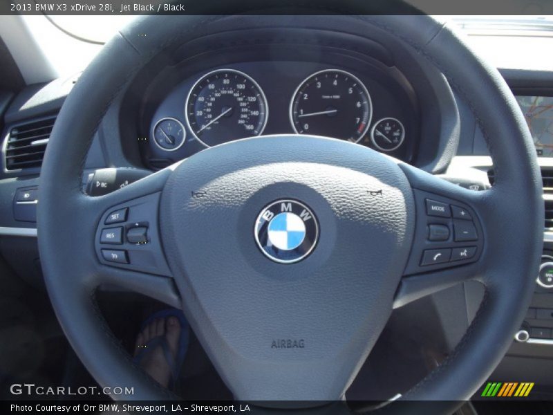 Jet Black / Black 2013 BMW X3 xDrive 28i