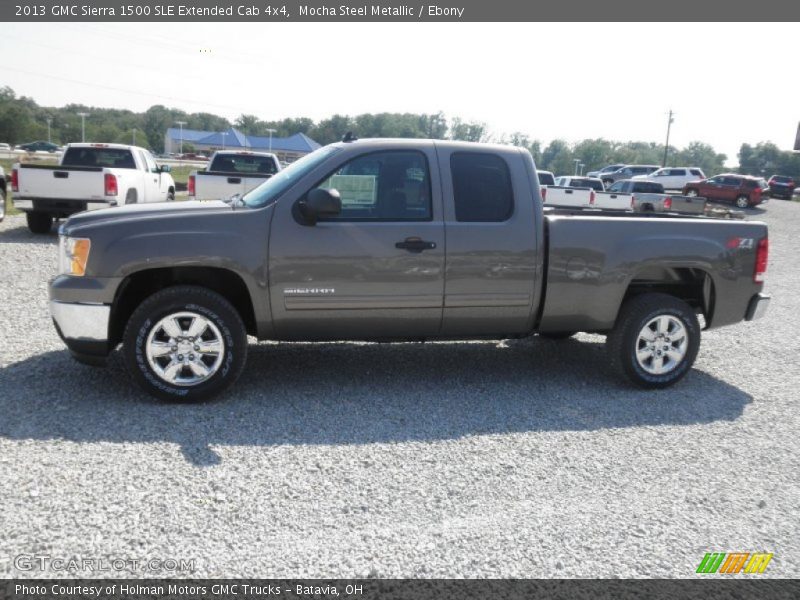 Mocha Steel Metallic / Ebony 2013 GMC Sierra 1500 SLE Extended Cab 4x4