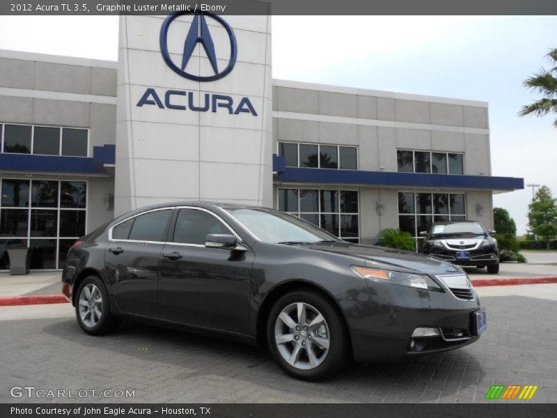 Graphite Luster Metallic / Ebony 2012 Acura TL 3.5