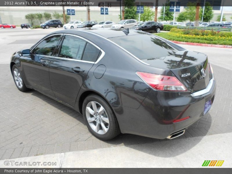 Graphite Luster Metallic / Ebony 2012 Acura TL 3.5