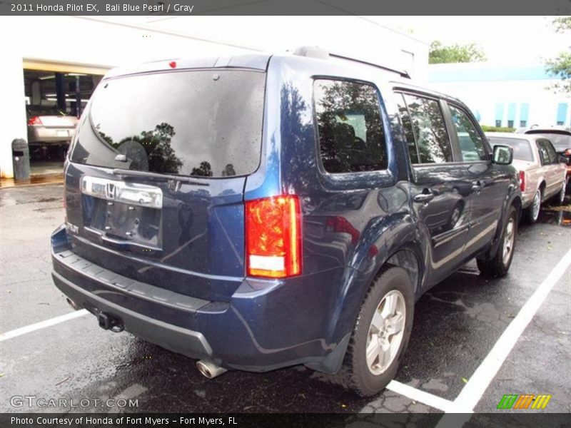 Bali Blue Pearl / Gray 2011 Honda Pilot EX