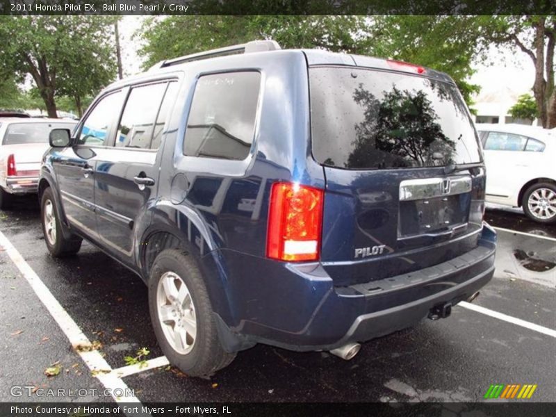 Bali Blue Pearl / Gray 2011 Honda Pilot EX