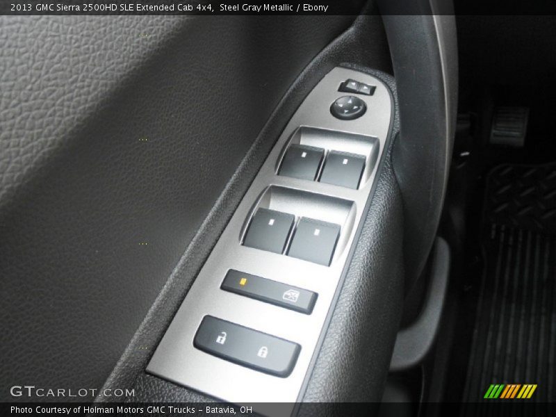 Steel Gray Metallic / Ebony 2013 GMC Sierra 2500HD SLE Extended Cab 4x4