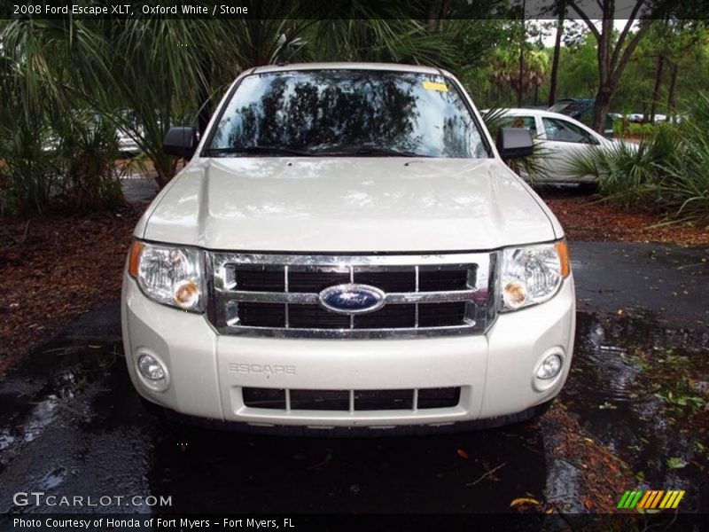 Oxford White / Stone 2008 Ford Escape XLT