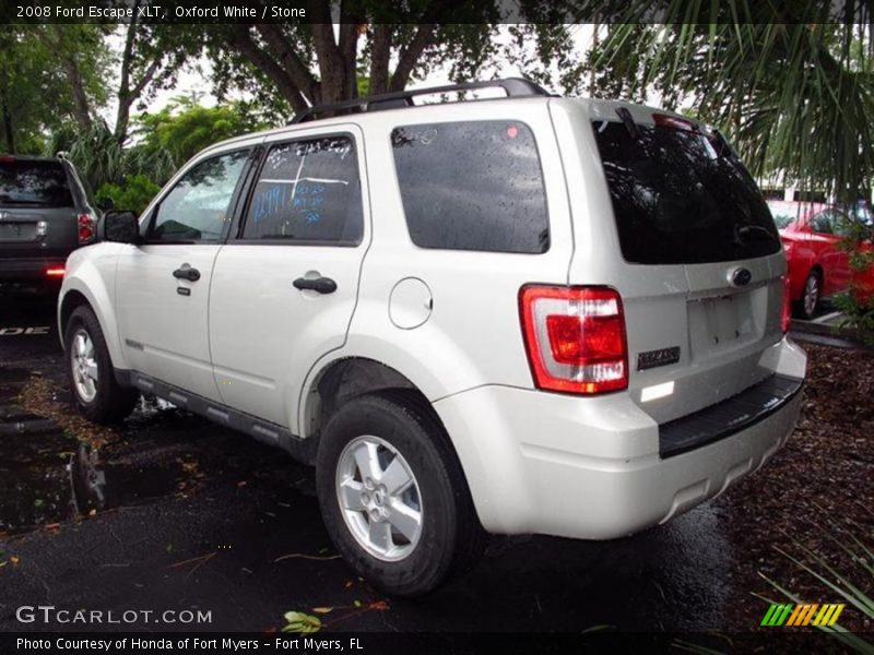Oxford White / Stone 2008 Ford Escape XLT