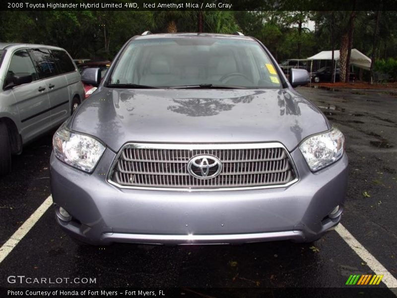 Iced Amethyst Mica / Ash Gray 2008 Toyota Highlander Hybrid Limited 4WD